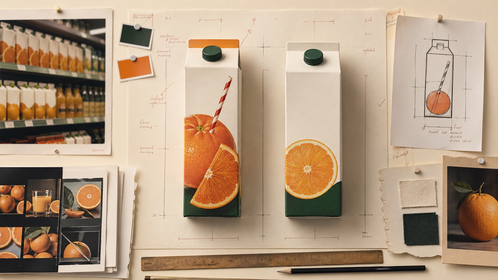 Tropicana editorial visual